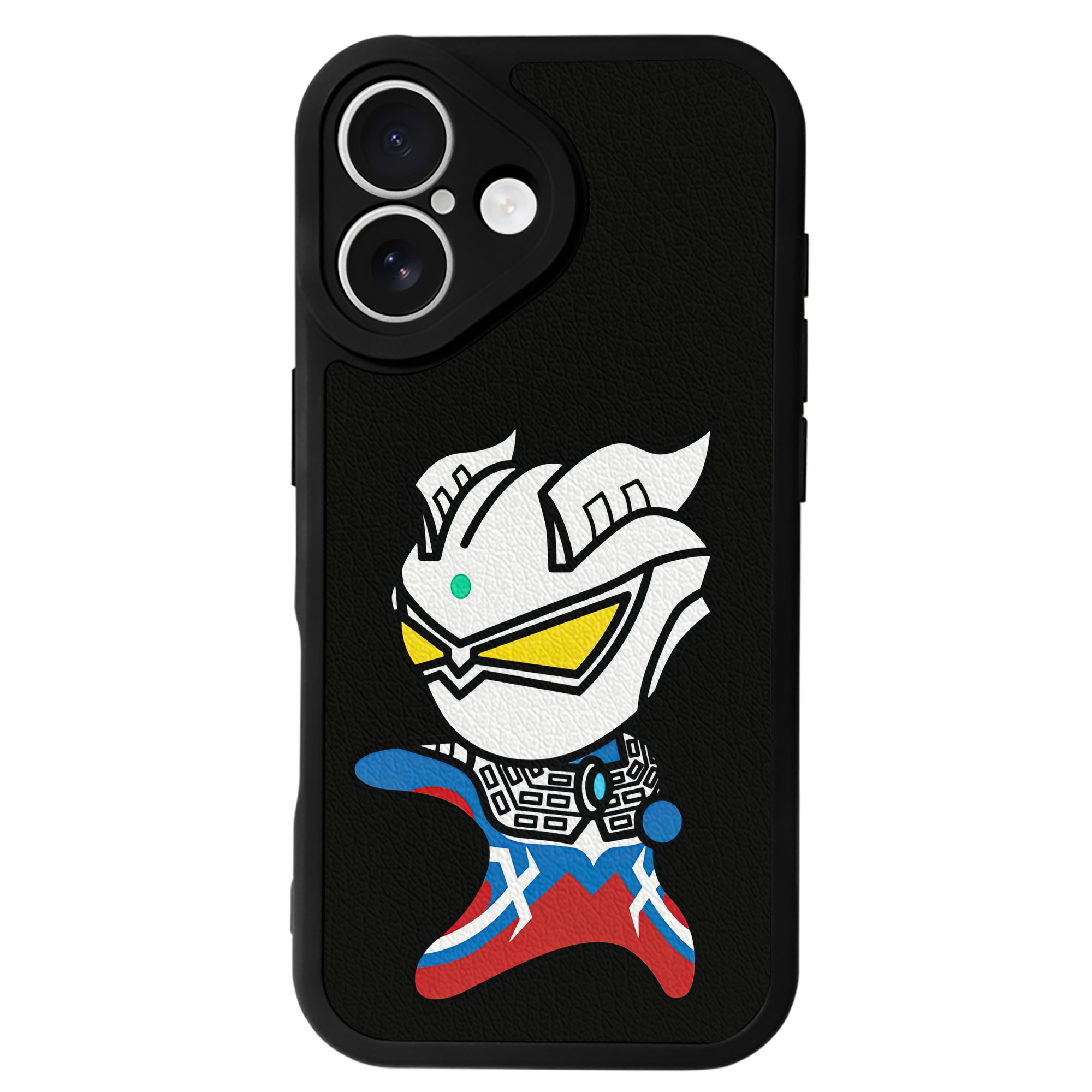 （画像用） ウルトラマン Ultraman 【iPhone 16シリーズ対応】シリコンスマホケース（レザー調） 材質：シリコン